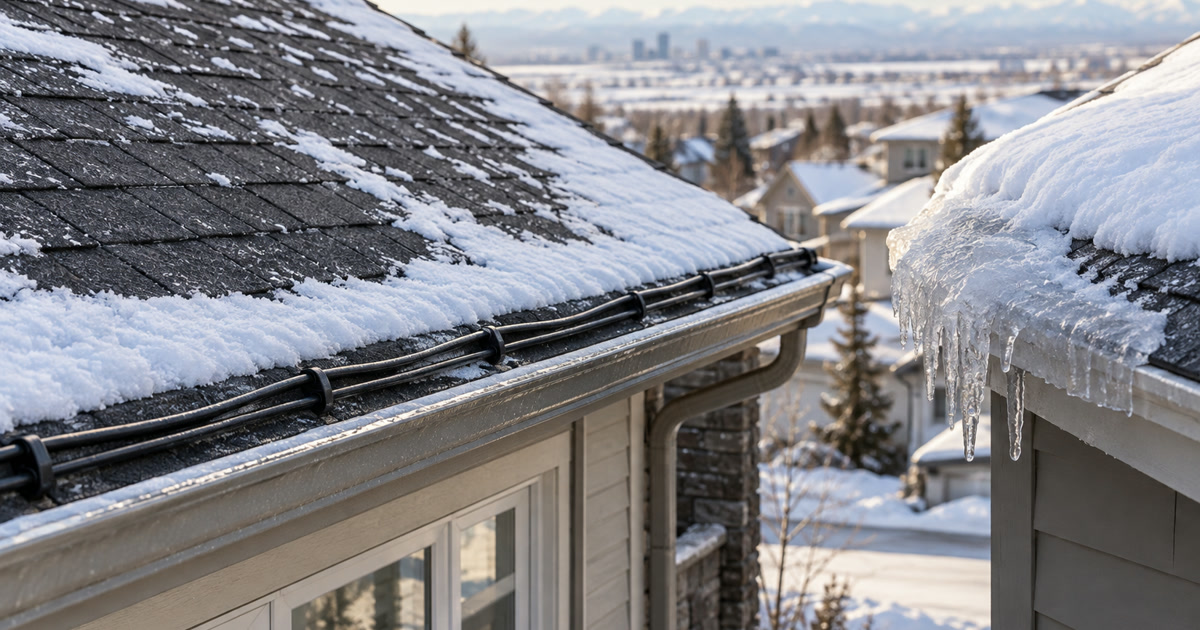 Ice Dam Prevention in Calgary: Protect Your Roof and Eaves Before Winter