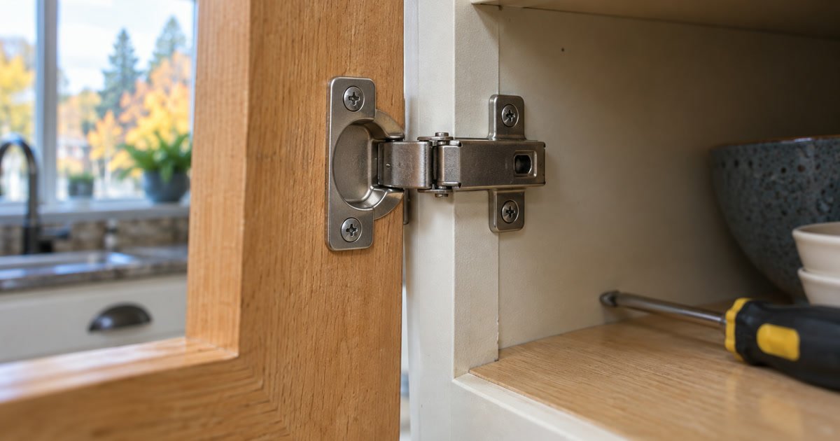 Kitchen Cabinet Hinge Repair Calgary: Fix Loose Doors Without Replacing the Cabinet